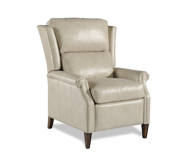 HALL LEATHER MOTORIZED RECLINER | Taylor King