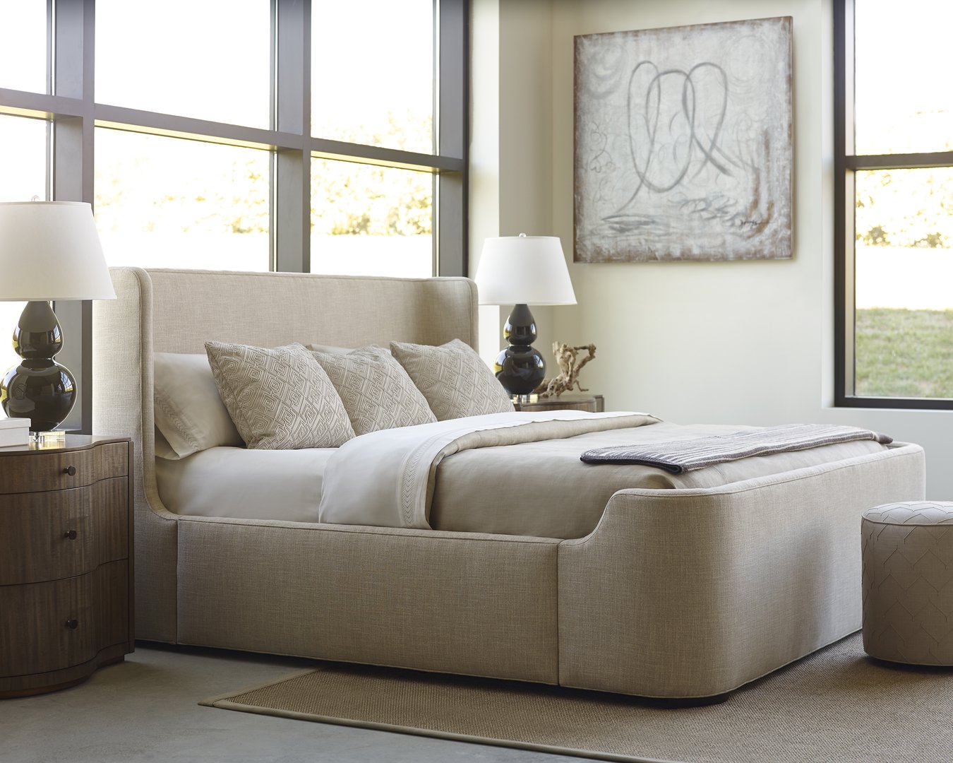 Riley deals upholstered bed